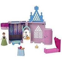 Disney Frozen Storytime Stackers Playset, Anna'S Arendelle Castle Dollhouse With Small Doll