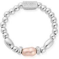 Chlobo Mini Sparkle Pink Pearl Ring