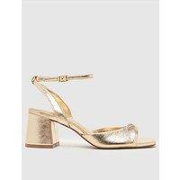 Schuh South Block Heel Sandal - Gold