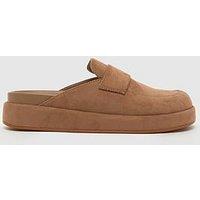 Schuh Tiramisu Closed Toe Sandal - Taupe