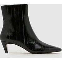 Schuh Brooklyn Kitten Heel Boot - Black