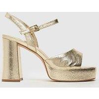 Schuh Sabina Platform Sandal - Gold
