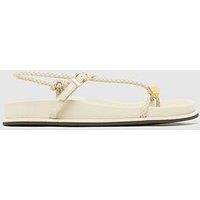 Schuh Tuesday Hardware Footbed Sandal - White