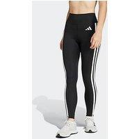Adidas Women'S Optime Essentials 3-Stripes 7/8 Leggings - Black