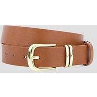 The Very Collection Metal Buckle Pu Belt - Brown