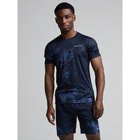 Monterrain Mens Transcend Tee - Blue - Navy