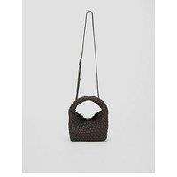The Very Collection Mini Satin Weave Bag With Crossbody Strap