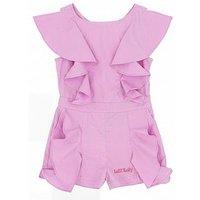 Lelli Kelly Ruffle Playsuit - Pink