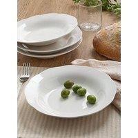 The Very Collection Soft Scallop 4 Piece Pasta Bowls
