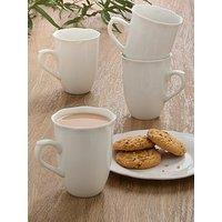 The Very Collection Soft Scallop Set Of 4 Mugs