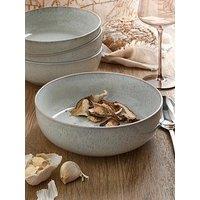 The Very Collection Reactive 4 Pack Of Pasta Bowls - Cream