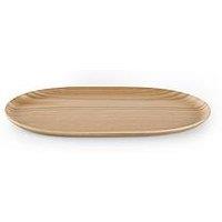 The Very Collection Natural Wood Effect Oval Serving Tray 40Cm