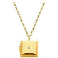 Hot Diamonds Square Locket - Ygp