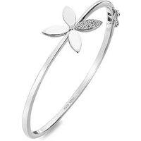Hot Diamonds Cross Flower Bangle