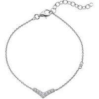 Hot Diamonds Fine V Bracelet