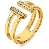Hot Diamonds Double T Bar Ring - Ygp