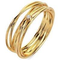 Hot Diamonds String Ring - Ygp