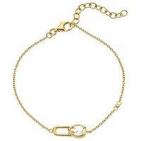 Hot Diamonds Solitaite Oblong Bracelet - Teardrop - Ygp