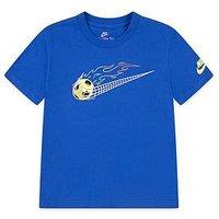 Nike Boys Soccer Swoosh T-Shirt - Blue