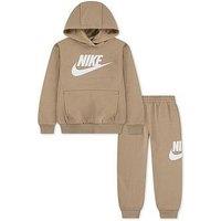 Nike Unisex Club Fleece Set - Brown
