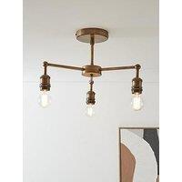 The Very Collection Cinder 3 Light Semi-Flush