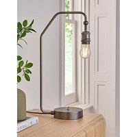 The Very Collection Cinder Table Lamp - Gunshot Metal