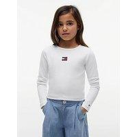 Tommy Hilfiger Heritage Extra Slim Long Sleeve T-Shirt - Off White