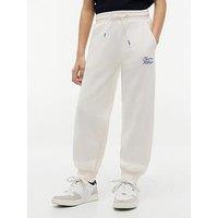 Tommy Hilfiger Rope Logo Terry Relaxed Joggers - Off White