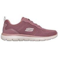 Skechers Summits Quiet Dream Engineered Mesh Lace-Up - Mauve