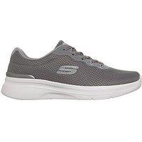 Skechers Women'S Relaxed Fit Mesh Trainers - Charcoal