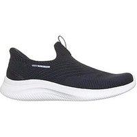 Skechers Ultra Flex 4.0 Pure Dream Engineered Ultra Stretch Knit Slip-Ins - Navy