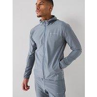 Monterrain Mens Form Woven Running Jacket - Grey