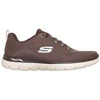 Skechers Arch Fit Summits Arch Fit Engineered Mesh Lace-Up - Brown