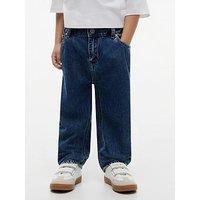 Tommy Hilfiger Elasticated Waist Wide Leg Jeans - Denim Medium 05