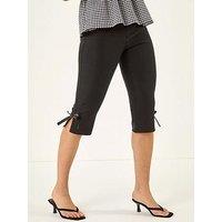 Roman Dusk Bow Bengaline Capri Trouser