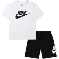Nike Kids Unisex Club Tee & Short Set - Black