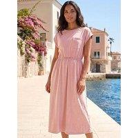 Roman T-Shirt Pocket Detail Midi Dress