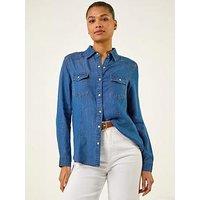 Roman Denim Pocket Front Shirt