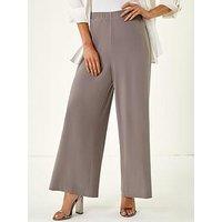Roman Petite Wide Leg Stretch Trouser