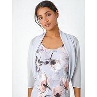 Roman Ruched Hem Chiffon Bolero