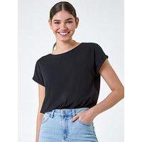 Roman Plain Stretch Cotton Jersey T-Shirt