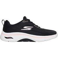 Skechers Go Walk Arch Fit 2.0 Cassy Engineered Mesh Bungee - Black