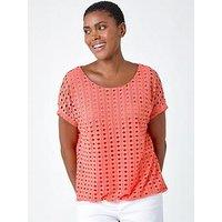 Roman Cut Out Detail Stretch Top