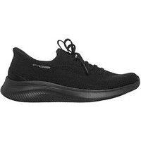 Skechers Ultra Flex 4.0 Engineered Ultra Stretch Knit Slip-Ins - Black