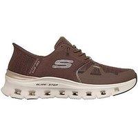 Skechers Glide-Step Pro Radiant Stride Metallic Hotmelt Overlay Mesh Bungee Slip-Ins - Brown