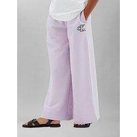 Calvin Klein Jeans Girls Monologo Wide Leg Sweatpants - Orchard Petal