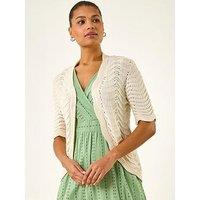 Roman Wave Soft Knit Shrug