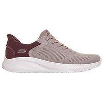 Skechers Bobs Squad Chaos Current Muse Slip-Ins Engineered Knit Bungee - Mauve