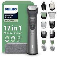 Philips Multigroom 7000 Series All-In-One 17-Piece Trimmer - Face, Head & Body, Self-Sharpening Blades, 22 Length Settings (0.5-16 Mm), Mg7941/15