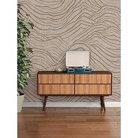 As Creation Fosil Waves Metallic Non Woven Wallpaper